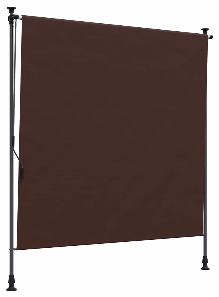 vidaXL Buitenrolgordijn, bruin, B/D/H: 100 x 270 cm