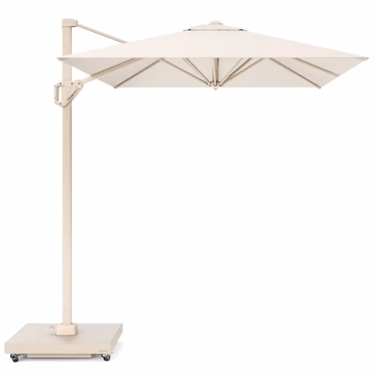 Voyager T¹ zweefparasol Ivory/Sandstone B/D: 250 x 250 cm