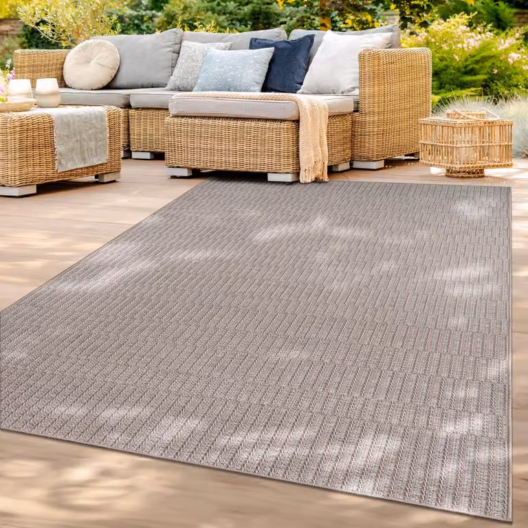 TT Home Rond Vloerkleed Scandinavisch Design Beige 200 x 280 cm