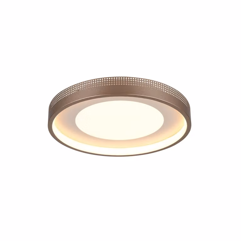 Trio Solea Moderne LED-plafondlamp Bruin - Ø 40 cm
