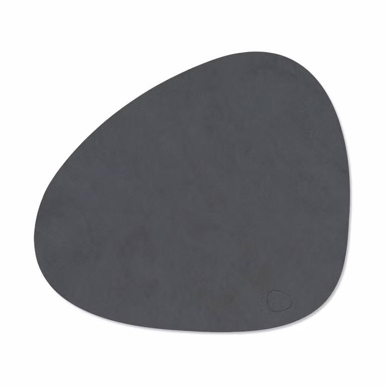 LIND DNA Nupo placemat curve M Anthracite voor volwassenen