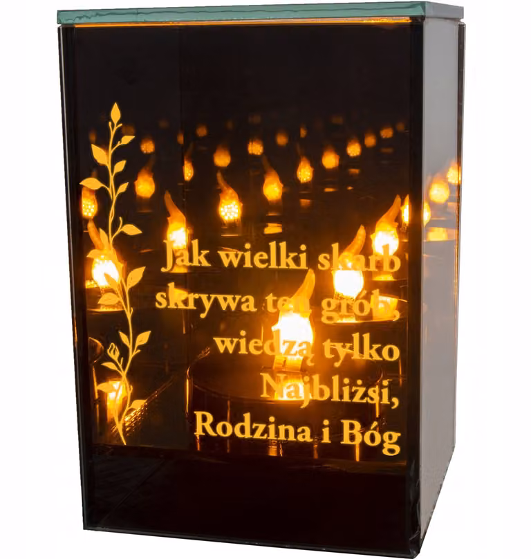Decortrend LED Graf Lampion met Oneindig Vuureffect voor Elegante Decoratie