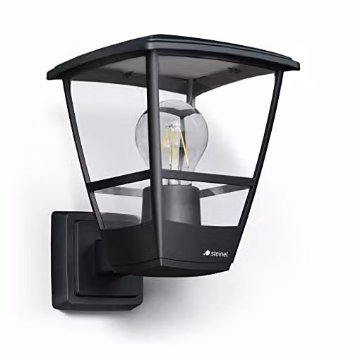 Steinel L 10 Outdoor wandlamp zwart, dimbaar, E27, IP44