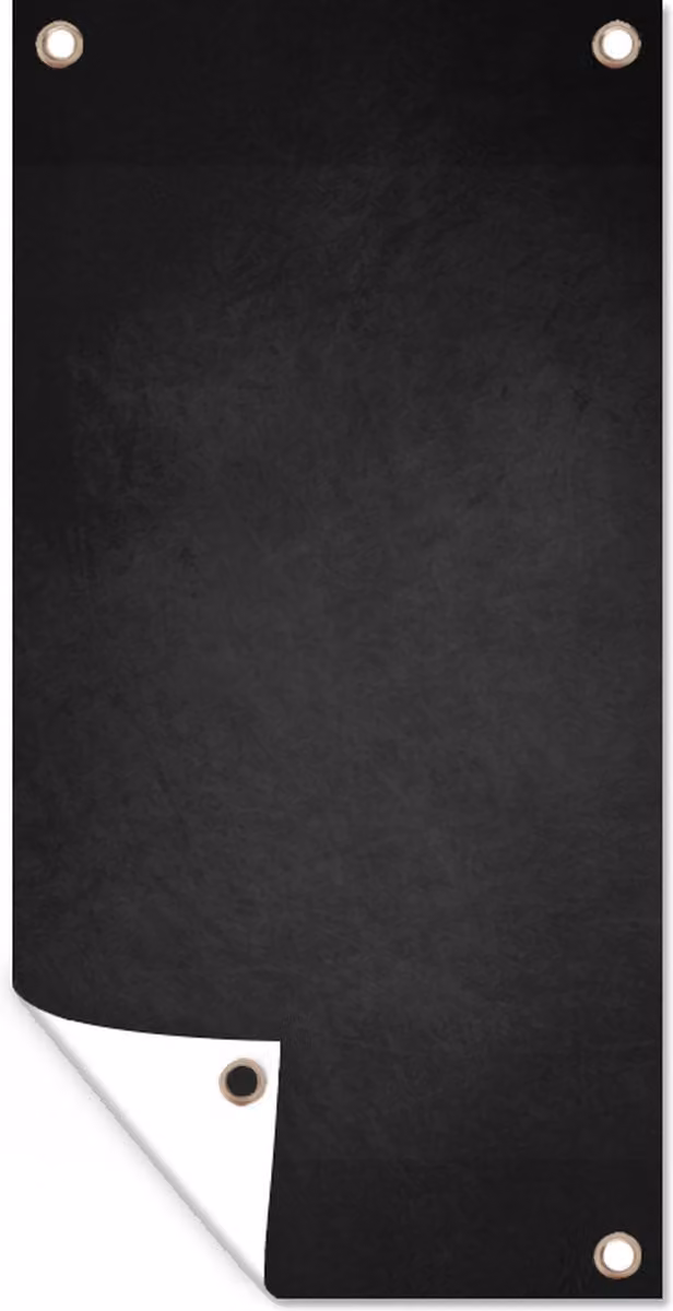 Tuinposter Beton Structuur Industrieel - Zwart en Grijs - B: 40 cm, H: 80 cm
