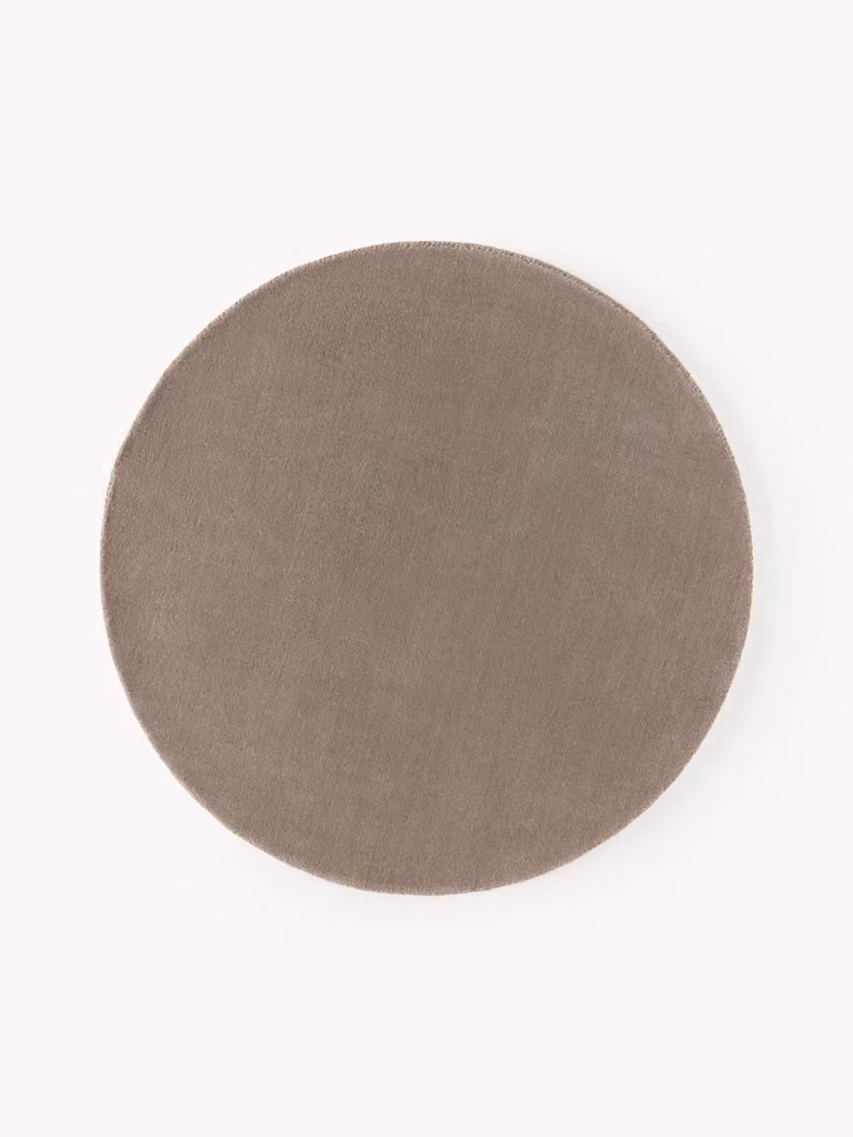 Westwing Collection Zayne Rond Handgeweven Wollen Vloerkleed