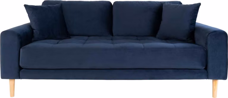 House Nordic Bank Lido Scandinavische Bank 2,5 Zit Velvet Donkerblauw
