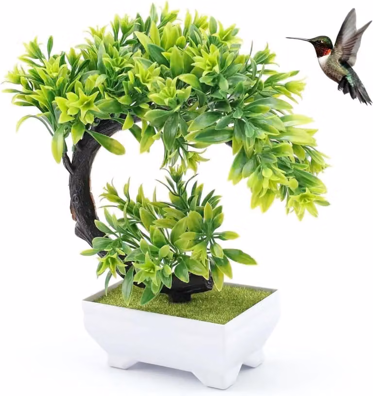 Hoogwaardige Kunst Bonsai Plant - Duurzame Groene Decoratie voor Binnen en Buiten