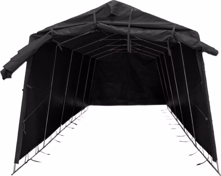 Fornorth tentgarage zwart, 2 x 3 meter