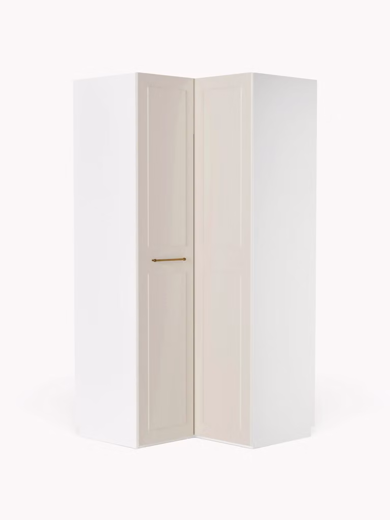 Westwing Collection Modulaire hoekkast Charlotte van hout, Breedte: 115 cm