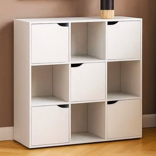 Milton & Oldbrook Tramore Boekenkast met 9 vakken, wit