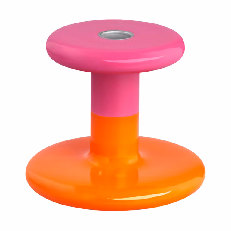 Hem Pesa kandelaar Low 11 cm Magenta-orange