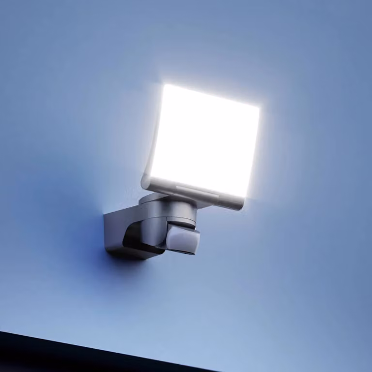 Steinel XLED Home 2 LED-schijnwerper met bewegingssensor, grijs/zwart, IP44