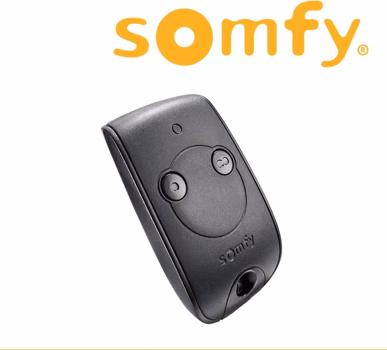 Somfy Keytis 2 RTS 2-kanaals afstandsbediening voor garagedeuren en poortautomatiseringen