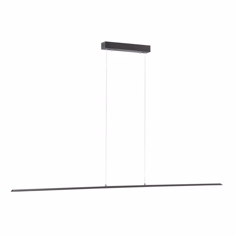 Paul Neuhaus Pure Lite Design hanglamp LED aluminium zwart/grijs dimbaar 160 cm