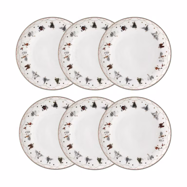 Wik & Walsøe Julemorgen bord 6-pack Ø20 cm