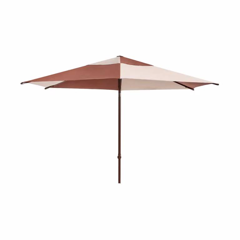 HAY Terrazza Hexagon parasol wit rood meerkleurig