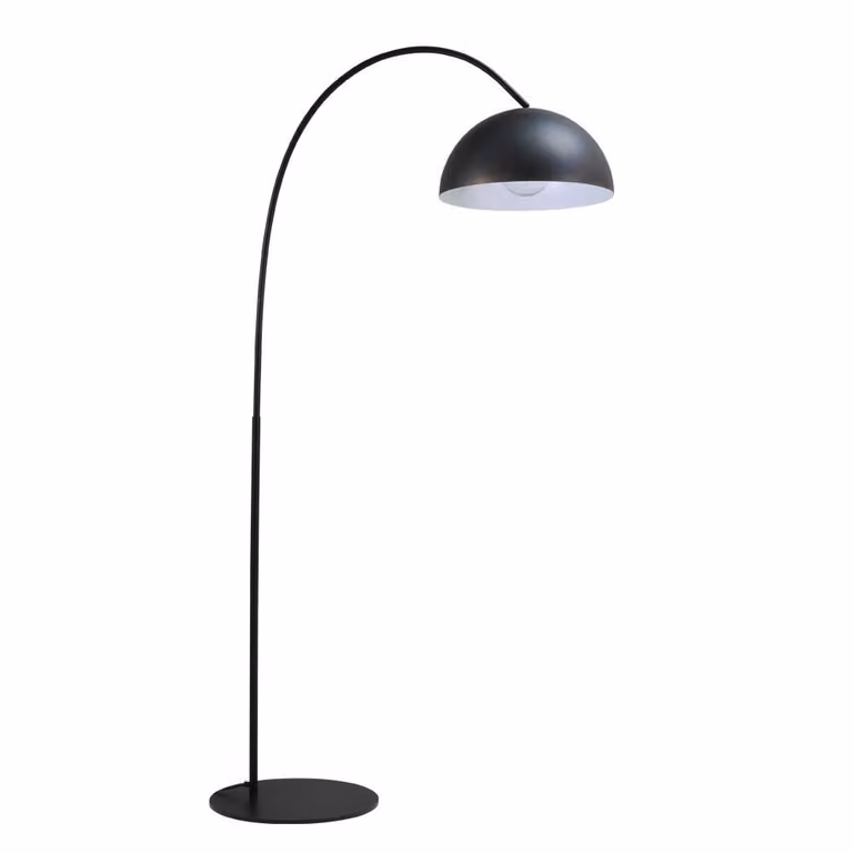 Masterlight Vloerlamp Industria 186 in gunmetal en wit