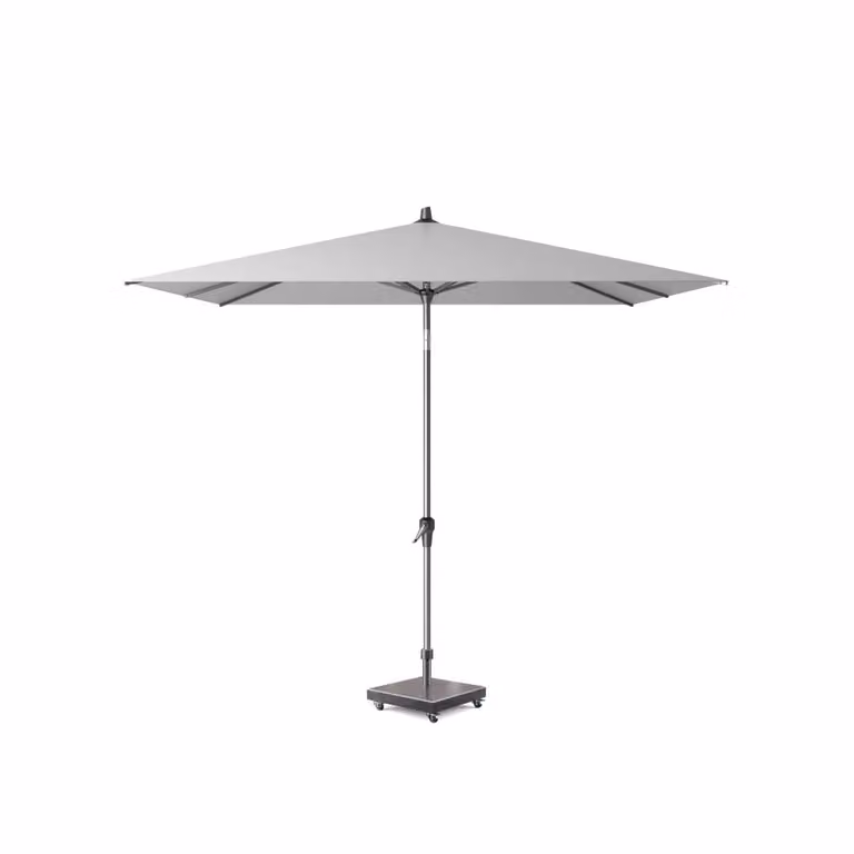 Platinum Riva stokparasol Light grey, Breedte: 250 cm, Diepte: 250 cm