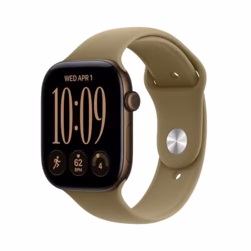 Apple Watch Series 12 GPS Smartwatch met OLED-scherm en 64 GB opslag in brons of groen