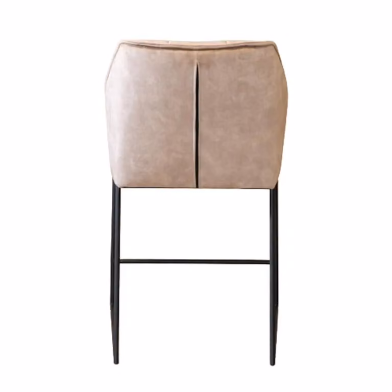 Velvet barkruk Janna beige 70 cm