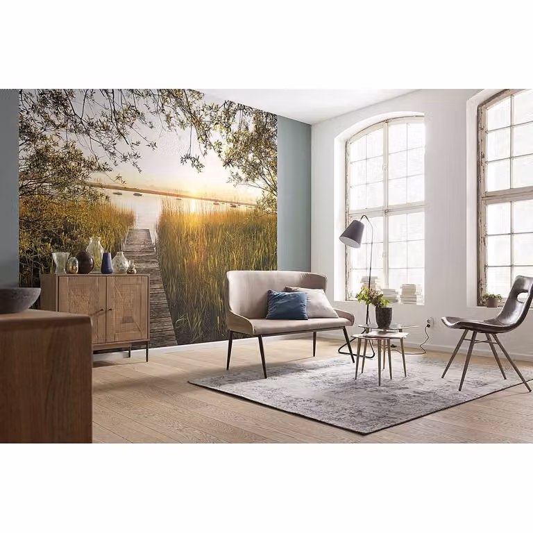 home24 Vliesbehang Lakeside Mural B/H: 400 x 260 cm