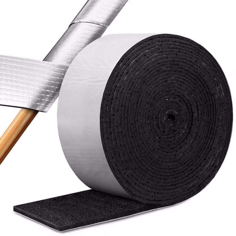 Dripio Zelfklevende buisisolatie met aluminiumfolie, 5 cm x 10 meter