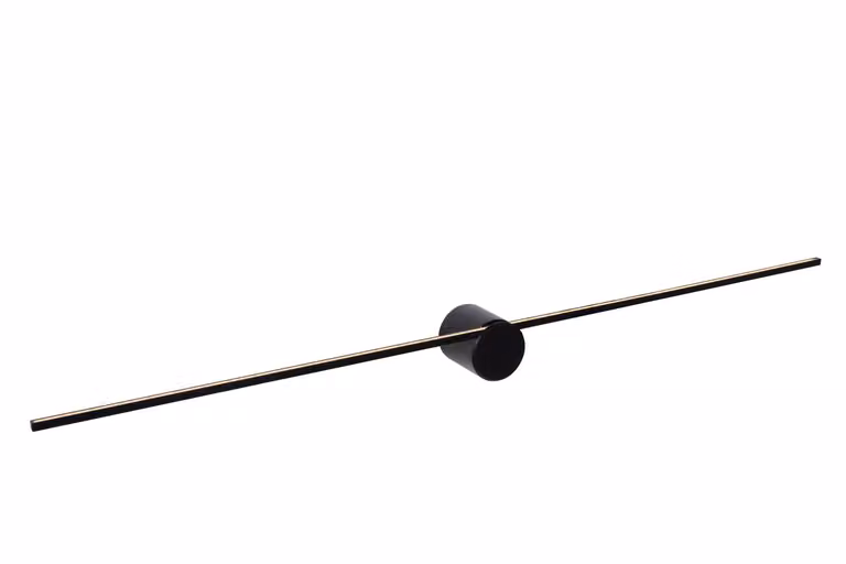 Lucide Mizar LED Wandlamp voor Badkamer - Zwart - 90 cm