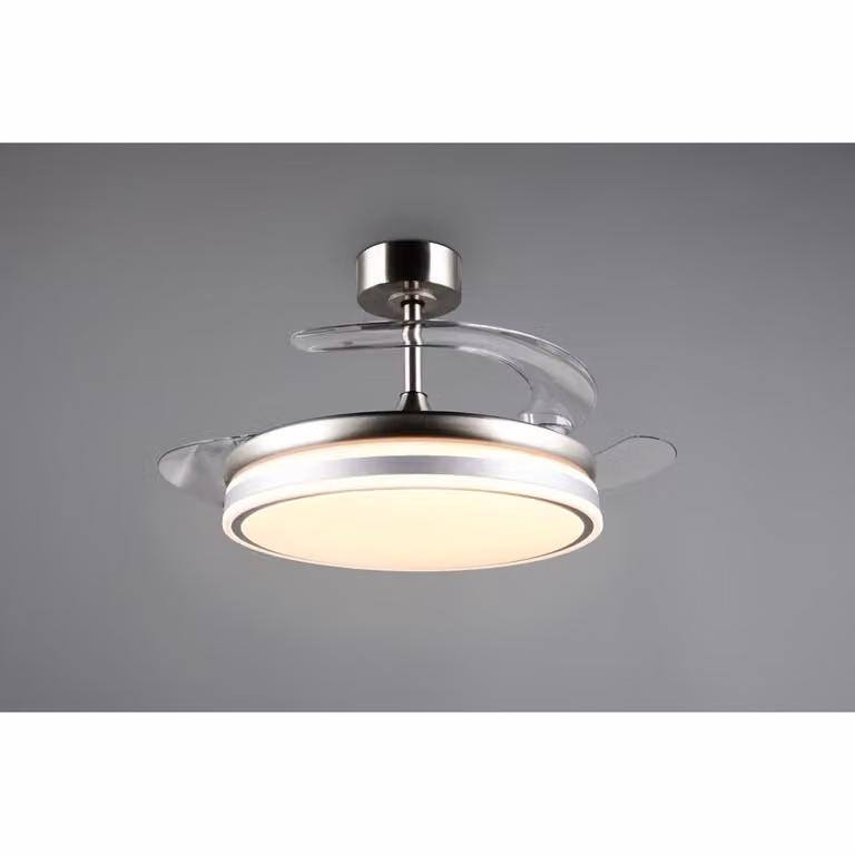 Trio Volda Plafondventilator - Nikkel/Zilver - Ø 106 cm