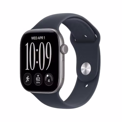 Apple Watch Series 12 GPS + Cellular Smartwatch in grijs en blauw met iOS, wifi en hartslagmeter en slaaptracking