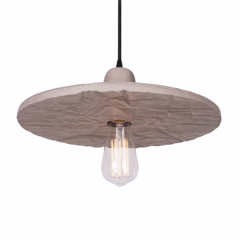 KS Verlichting Betonnen hanglamp Paper grijs Ø 35cm
