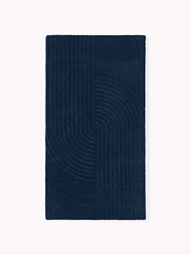 Westwing Collection Mason handgetuft wollen vloerkleed met geometrisch design