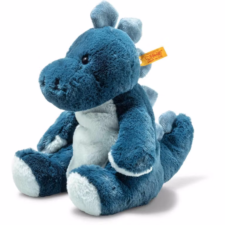 Steiff Spott Stegosaurus nachtlampje, petrol/ijsblauw, 28 cm
