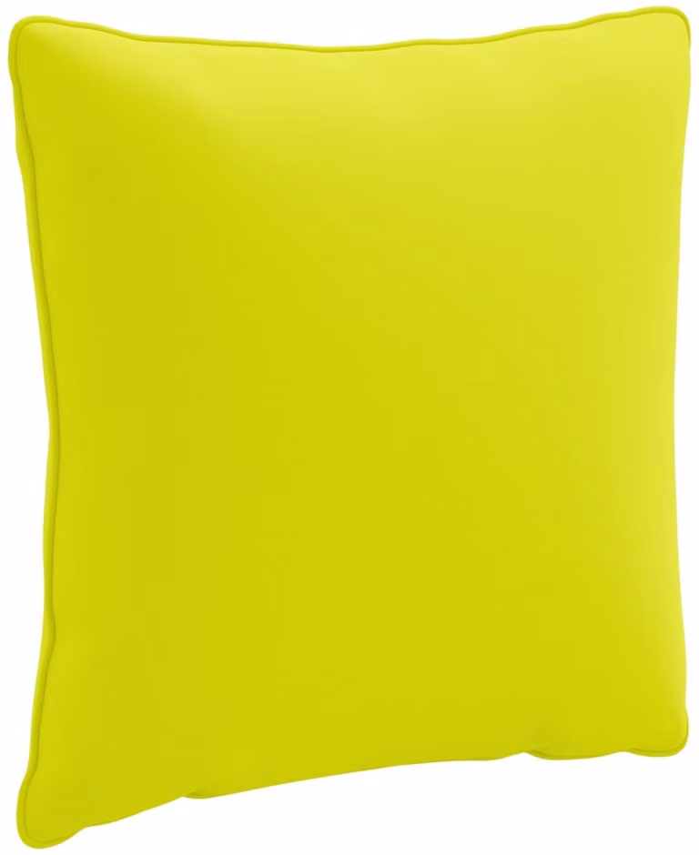 vidaXL Rugkussen PUTTEN Heldergroen Polyester B/D/H: 40 x 40 x 15 cm