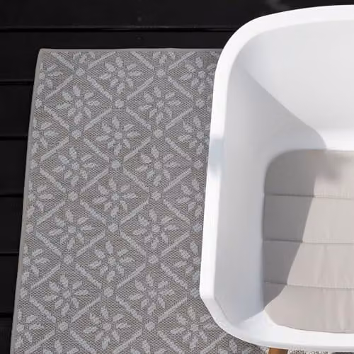 Schöner Wohnen Kollektion Buitenkleed Parkland, Floral, Crème, Polypropyleen