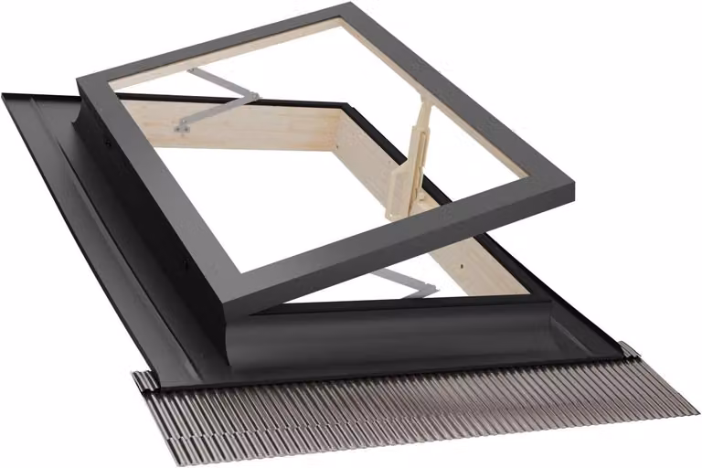 Emica Dakraam met isolatieglas 4-9-4, Breedte: 78 cm, Hoogte: 98 cm