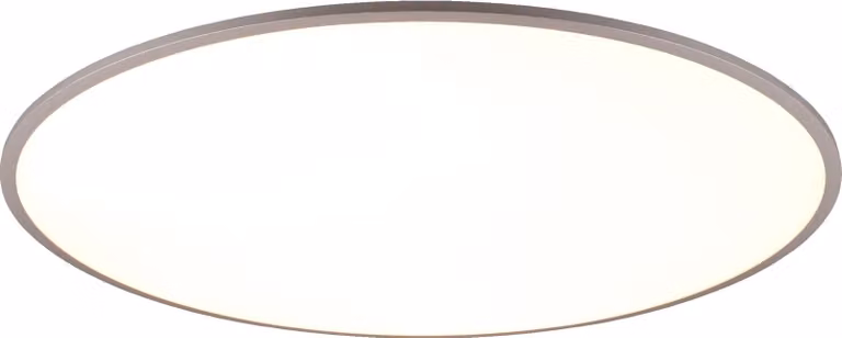 Trio Plafondlamp Yuma LED dimbaar met afstandsbediening voor slaapkamer in grijs, zilver of wit
