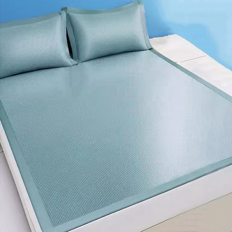 Groen Koelmatras met ademende vezels voor een koel slapen, 80 x 190 cm