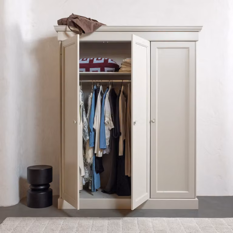 WOOOD Kledingkast Olivia Grenenhout Dust B/D/H: 171 x 212 cm