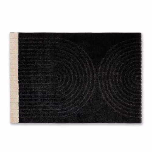 Schöner Wohnen Kollektion Modern Hoogpolig Vloerkleed Ornament Zwart/Wit B: 140 cm, D: 200 cm
