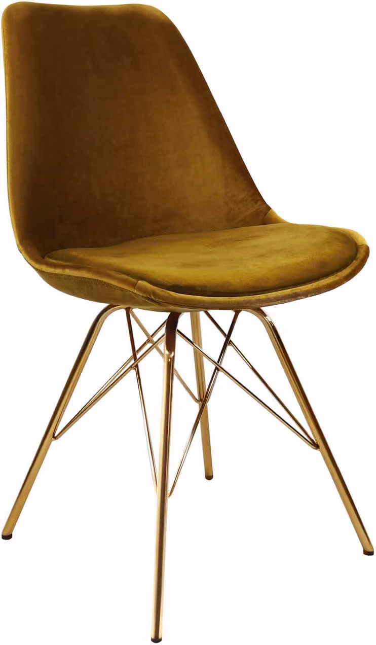 Kick Collection Kuipstoel Velvet - Goud