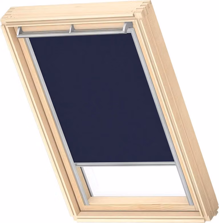 Velux Origineel Verduisterend Rolgordijn Donkerblauw voor Zilveren Kozijn U04 804 7