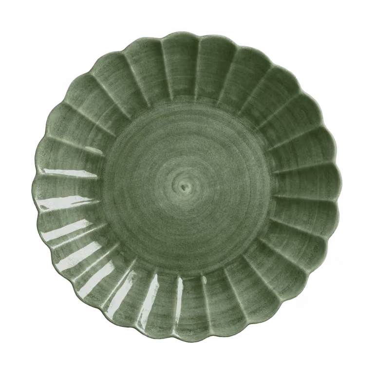 Mateus Oester schotel rond Forest green 42 cm