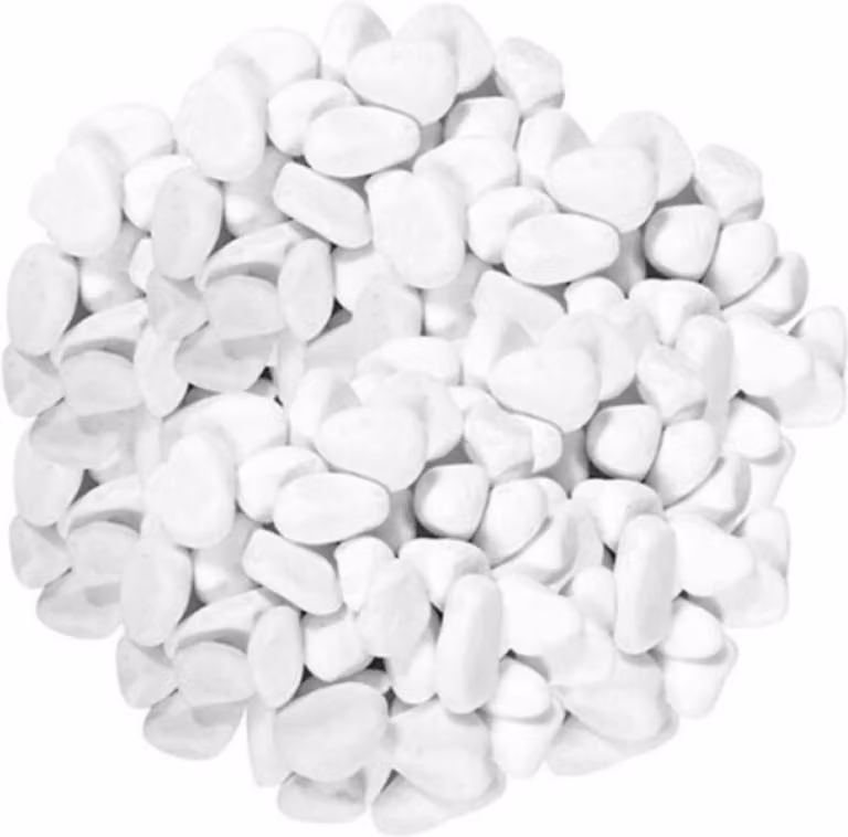 Concorde Decoratie steentjes - wit - 1,7 kg - kiezelstenen