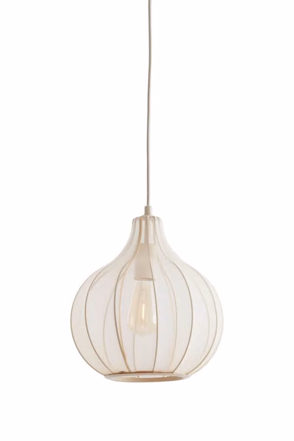 Light & Living Elati Hanglamp Beige Japandi Stijl Ø 29 cm
