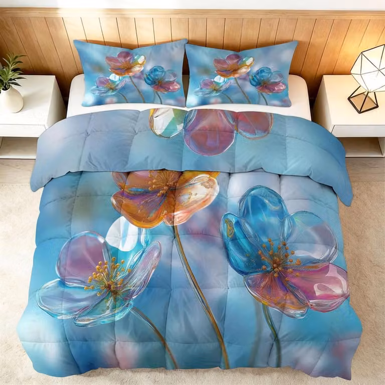 Dekbedset Luxe Botanicals met kussenslopen - Multikleur - 230 x 220 cm