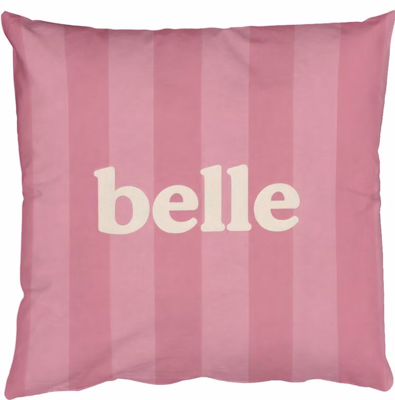 Belle Sierkussen voor de woonkamer - Roze - Gestreept - 45 x 45 cm