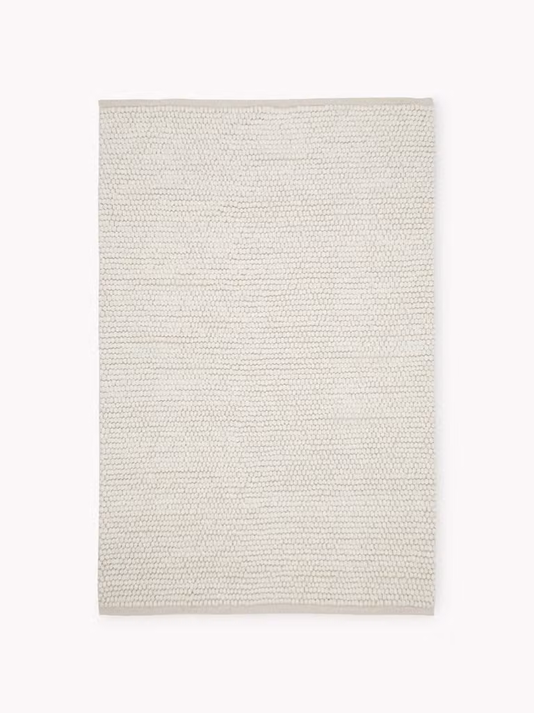 Westwing Collection Handgeweven wollen vloerkleed Pebble