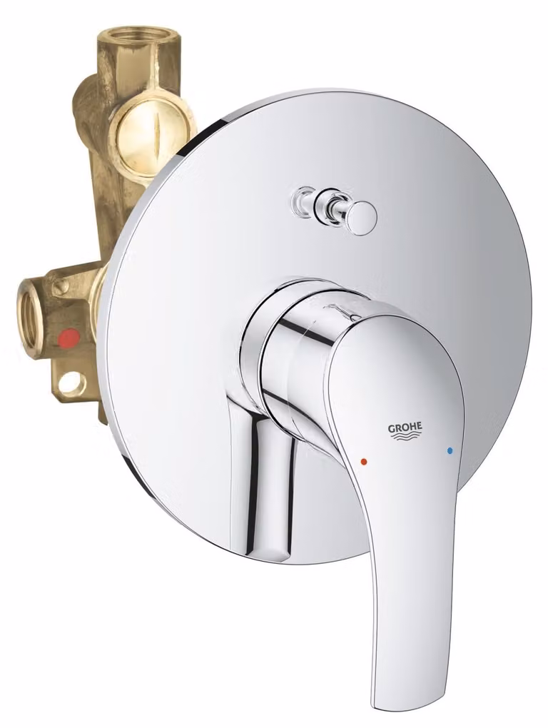 Grohe Eurosmart 2015 EHM badset met thermostaat, chroom