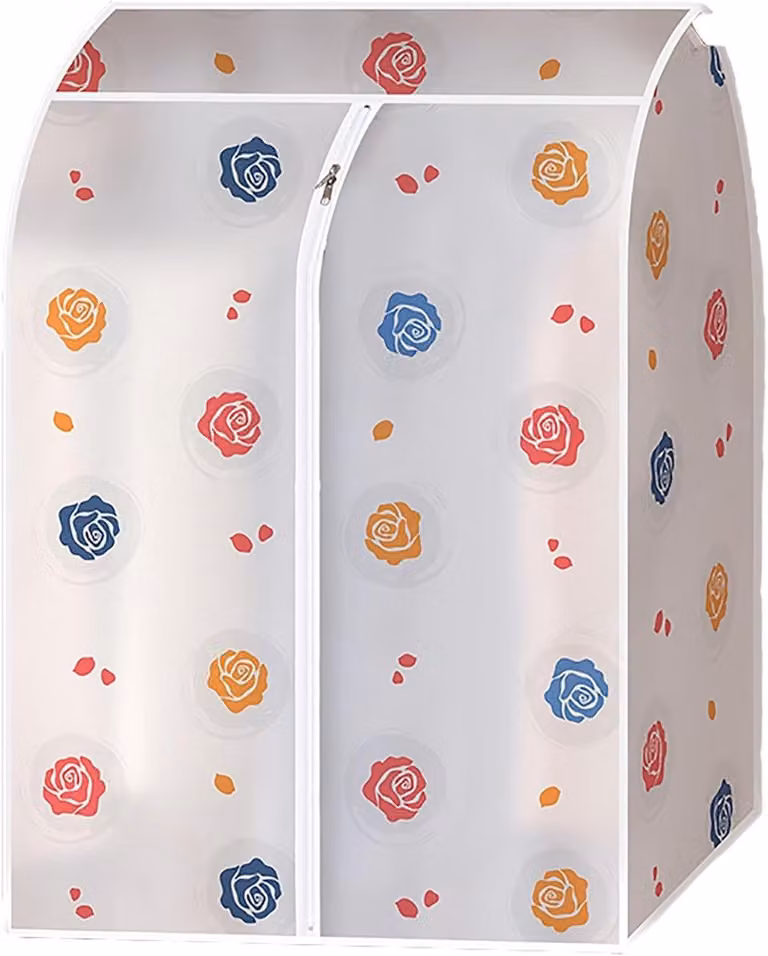 Transparante kledinghoes voor kledingrekken en garderobes, B/D/H: 50 x 30 x 120 cm