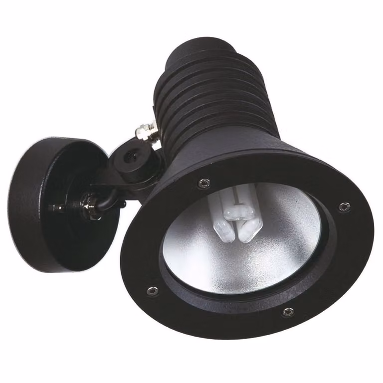 Albert Zwarte Wandspot Buiten - Oriënteerbaar - 18,5 cm